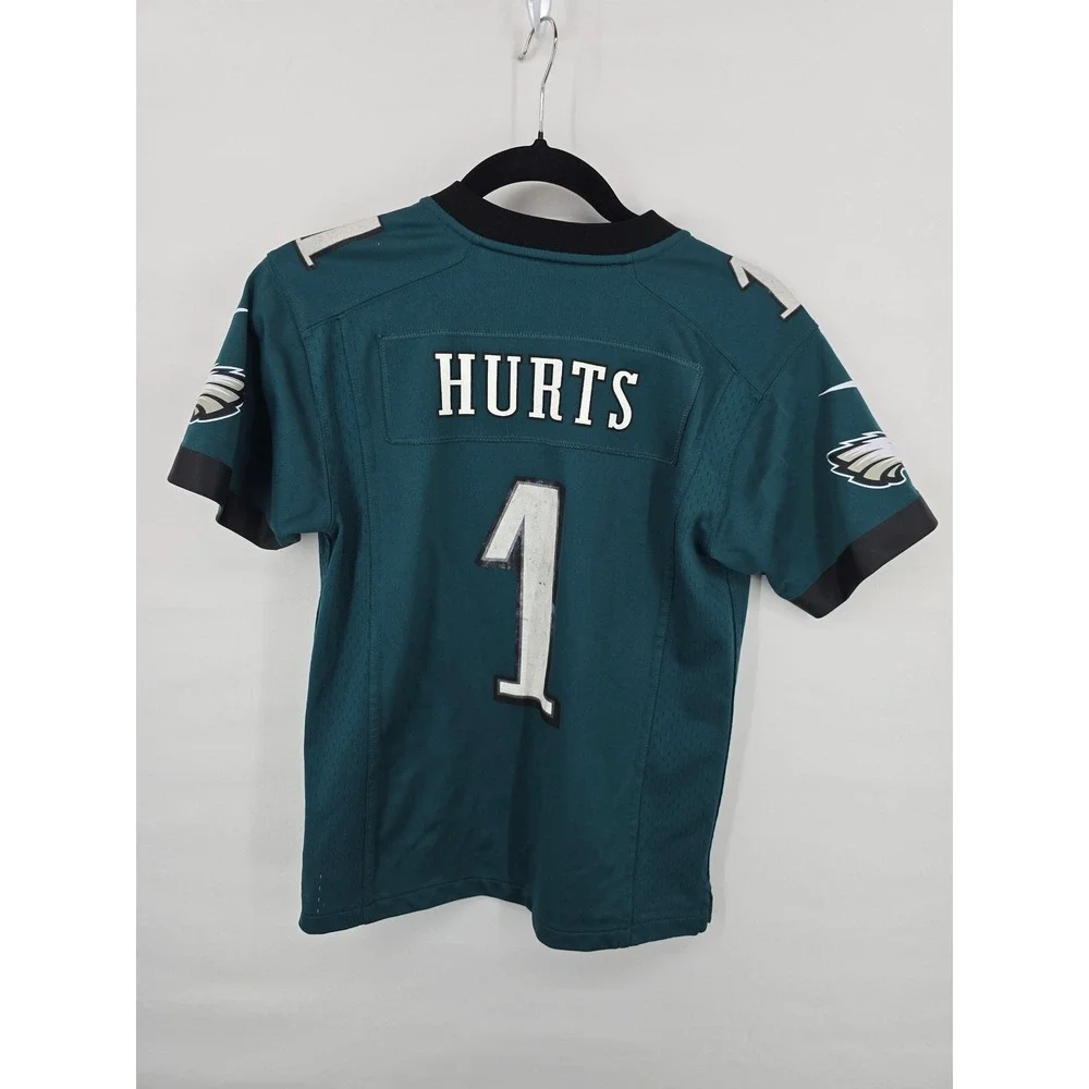 Nike Philadelphia‎ Eagles Jalen Hurts 1 Jersey Kids Medium 10/12 Midnight Green